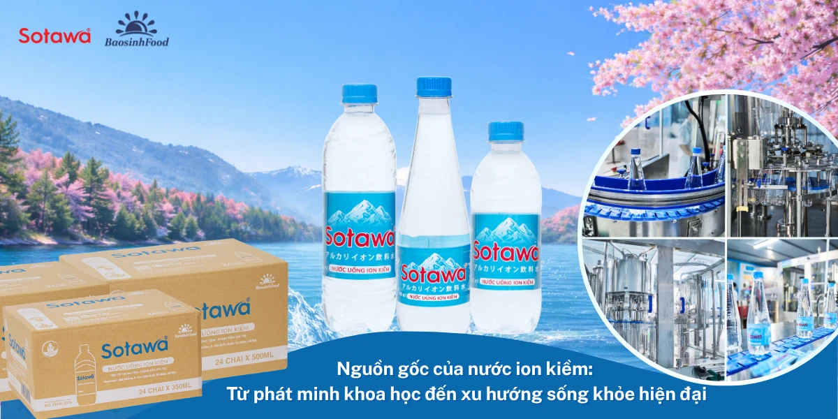 Nguồn gốc của nước ion kiềm: Từ phát minh khoa học đến xu hướng sống khỏe hiện đại